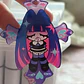 Anime Panty Stocking with Garterbelt Stocking Panty Cosplay Keychain Kawaii Acrylic Pendant Keyring Key Chain Bag Accessories - Thumbnail 6