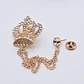 Fashion Crystal Brooches for Women Waist Buckle Fixed Strap Charm Safety Lapel Pins Cardigan Scarf Buckle Badge Accessories - Thumbnail 11