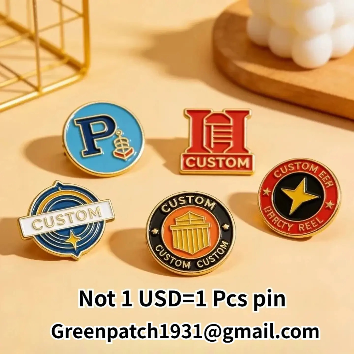 Custom Enamel Pin Personalized Metal Lapel Pin Soft Hard Enamel Brooch Logo Enamel Badge Wholesale MOQ 100PCS 5