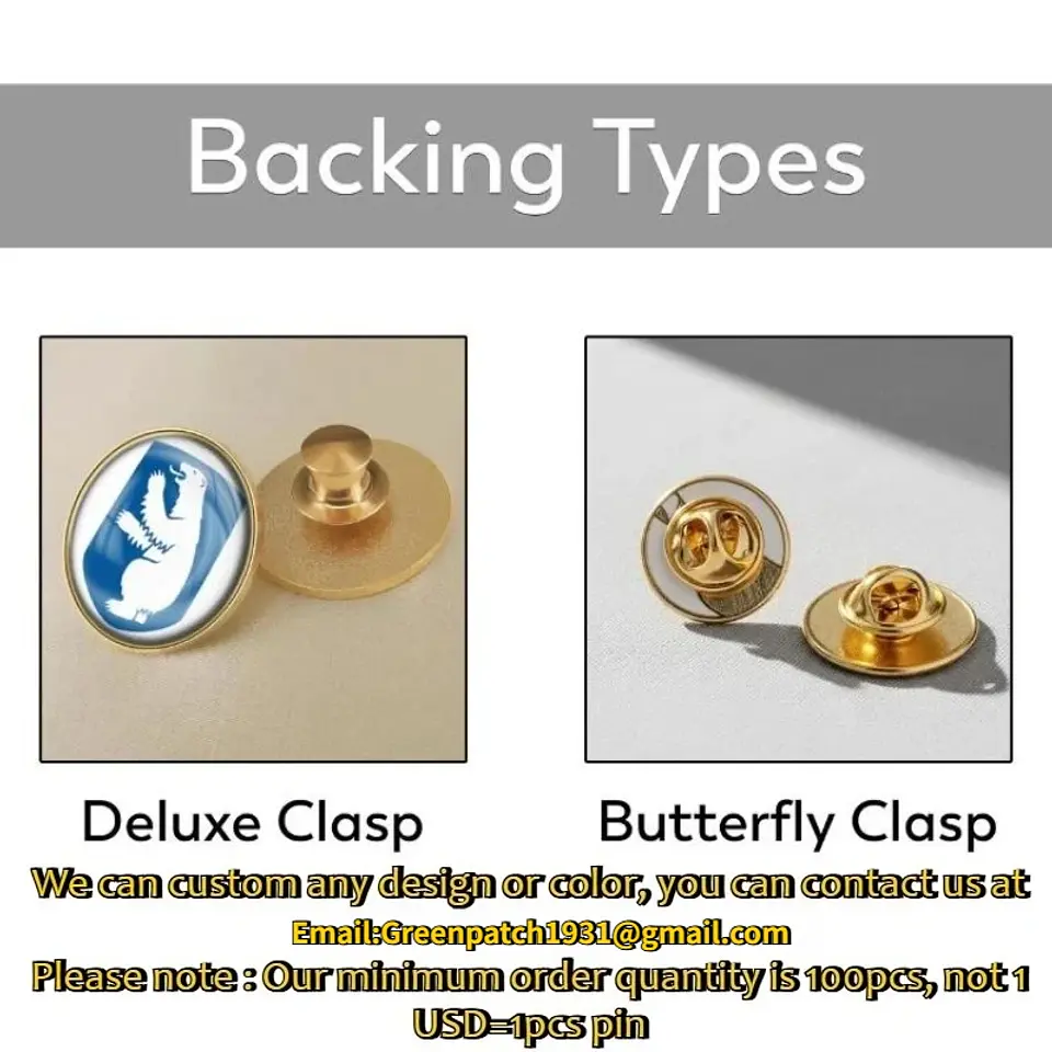 Custom Enamel Pin Personalized Metal Lapel Pin Soft Hard Enamel Brooch Logo Enamel Badge Wholesale MOQ 100PCS 6