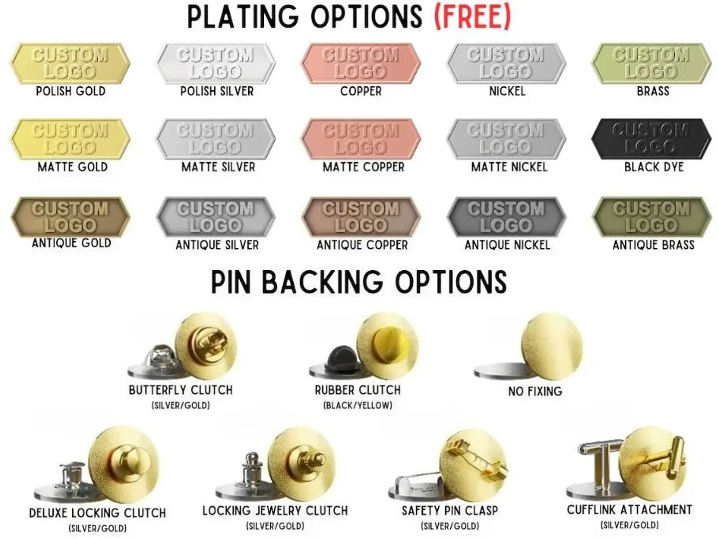 Custom Enamel Pin Personalized Metal Lapel Pin Soft Hard Enamel Brooch Logo Enamel Badge Wholesale MOQ 100PCS 8