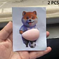 Cute Puppy Big Belly Pinch Sticker Cartoon 3D Shiba Inu Anti-collision Sticker DIY Mobile Phone Case Sticker Children's Toy - Thumbnail 17