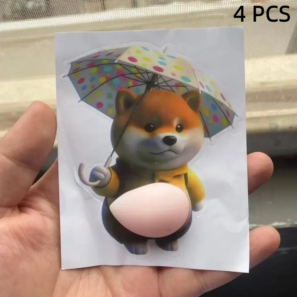 Cute Puppy Big Belly Pinch Sticker Cartoon 3D Shiba Inu Anti-collision Sticker DIY Mobile Phone Case Sticker Children's Toy 21