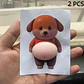 Cute Puppy Big Belly Pinch Sticker Cartoon 3D Shiba Inu Anti-collision Sticker DIY Mobile Phone Case Sticker Children's Toy - Thumbnail 22