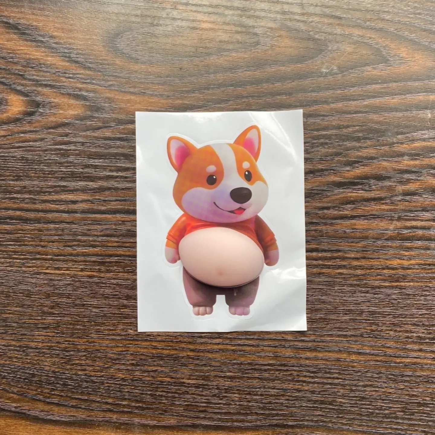 Cute Puppy Big Belly Pinch Sticker Cartoon 3D Shiba Inu Anti-collision Sticker DIY Mobile Phone Case Sticker Children's Toy 25
