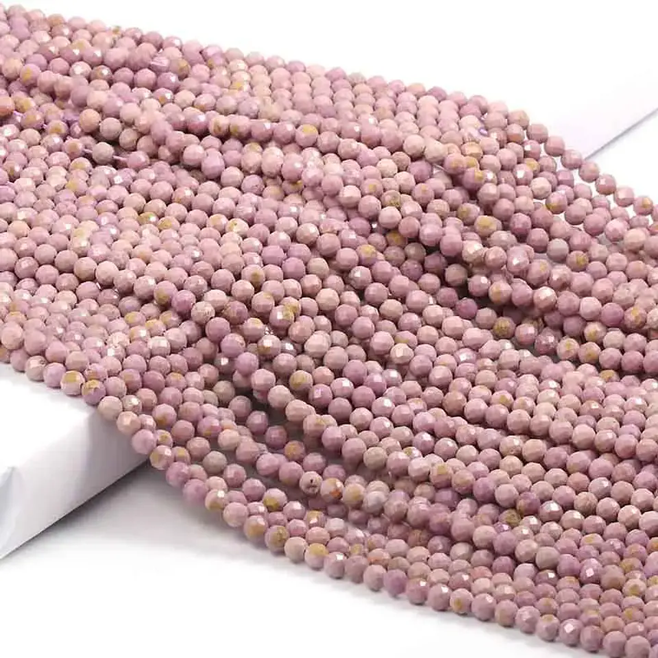 Small Beads Natural Stone Beads Tourmaline Sapphir 2,3,4,5mm Section Loose Beads for Jewelry Making Necklace DIY Bracelet (36cm) 37