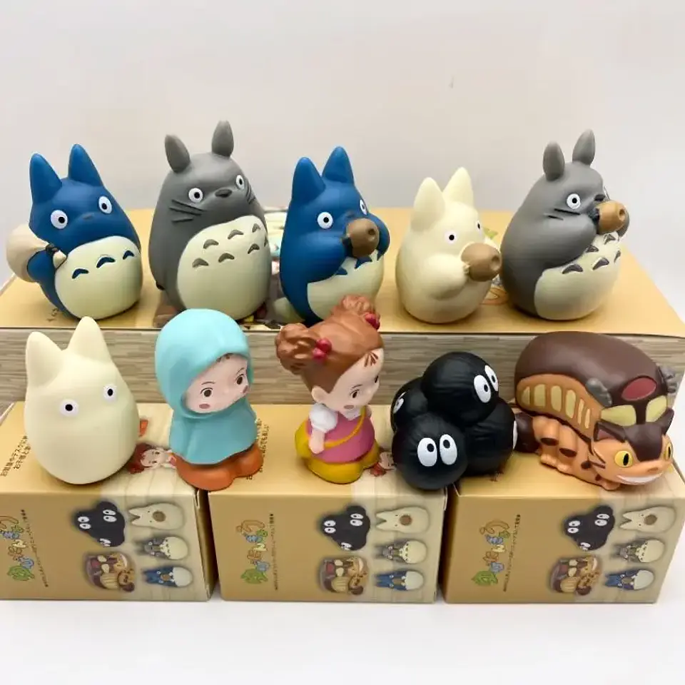 Hot New Anime Cartoon Peripheral Blind Box Trendy Toy Figurine Office Desk Bedroom Bedside Table Decor Students Birthday Gifts 2