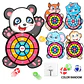 Montessori Dart Board Target Sports Game Toys For Children 4 To 6 Years Old Outdoor Toy Child Indoor Girls Sticky Ball Boys Gift - Thumbnail 1
