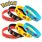 12pcs Pokemon Bracelet Anime Pikachu Charmander Children Cartoon Silicone Wristband Bracelets Party  Accessoires Cosplay Gifts - Thumbnail 2