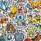 56PCS Cute Anime Pokemon Stickers Cartoon Pikachu Sealing Decoration DIY Laptop Decals Graffiti Sticker Reward Gift Kid Toy - Thumbnail 3