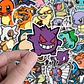 56PCS Cute Anime Pokemon Stickers Cartoon Pikachu Sealing Decoration DIY Laptop Decals Graffiti Sticker Reward Gift Kid Toy - Thumbnail 4