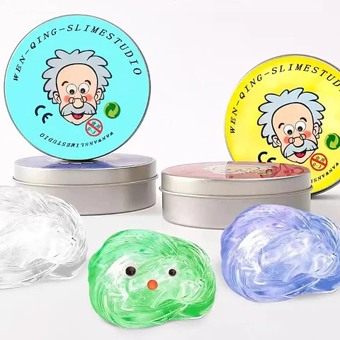 Non-newtonian Liquid Decompression Toy Transparent Liquid Glass DIY Handmade Fun Stress Relieving Non Stick Children Gifts