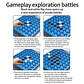Dual-Side Flip Board Strategy Game for 2 Players Logic Training Educat for 2 Players Logic Training Educational Brain Teaser Toy - Thumbnail 2