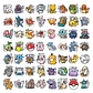 56PCS Cute Anime Pokemon Stickers Cartoon Pikachu Sealing Decoration DIY Laptop Decals Graffiti Sticker Reward Gift Kid Toy - Thumbnail 6