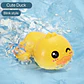 1 Pcs Bathing and Playing with Ducks Bathroom Parent Child Interaction Bathing and Swimming Toys - Thumbnail 1