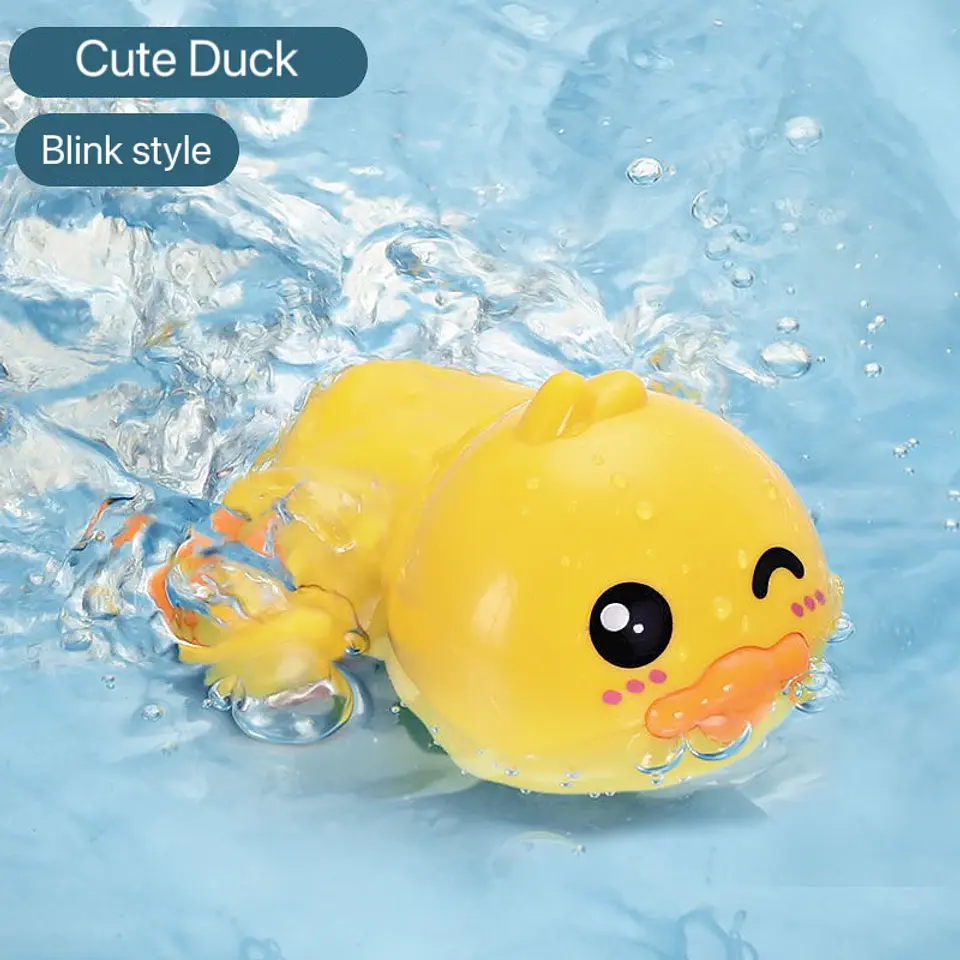 1 Pcs Bathing and Playing with Ducks Bathroom Parent Child Interaction Bathing and Swimming Toys 1