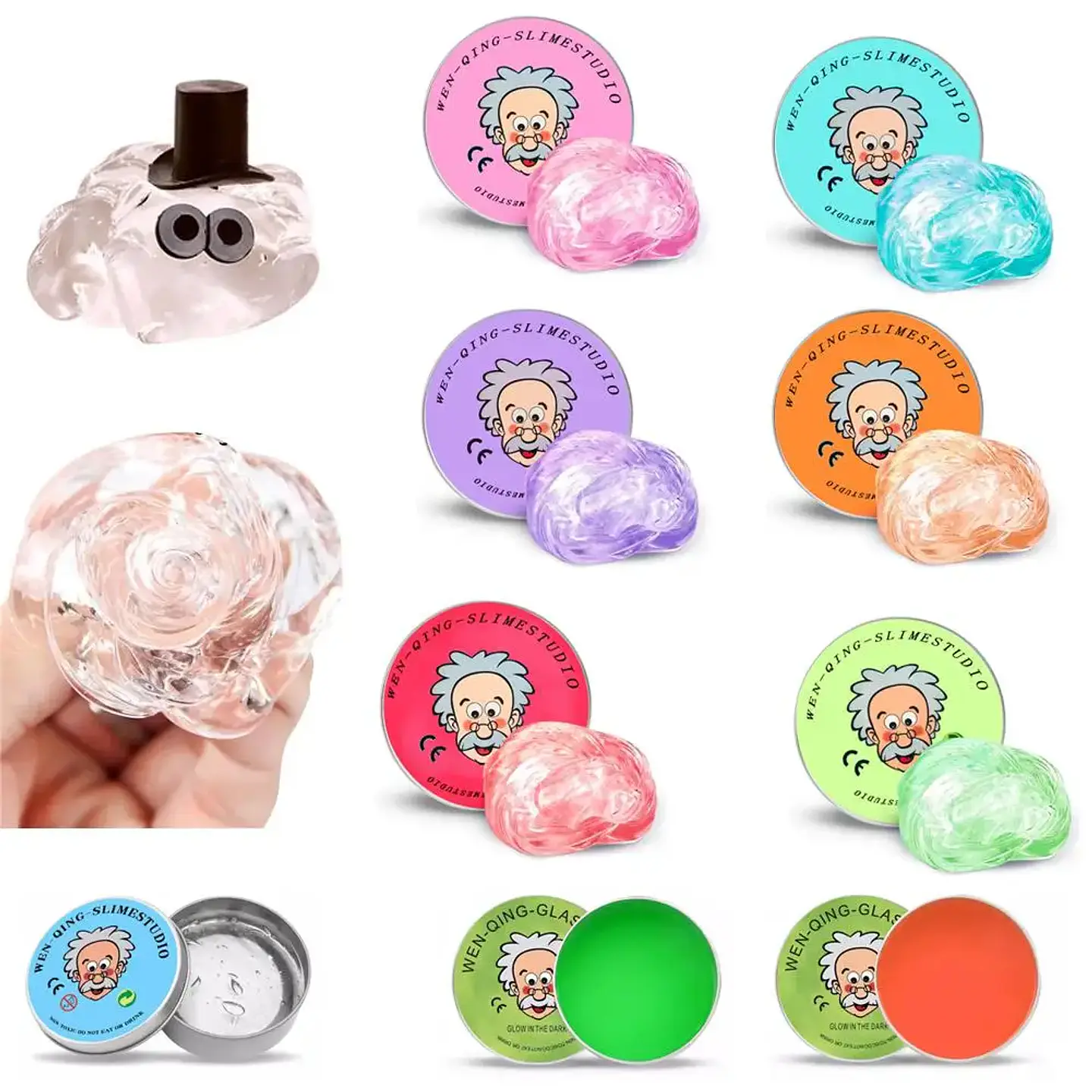 Non-newtonian Liquid Decompression Toy Transparent Liquid Glass DIY Handmade Fun Stress Relieving Non Stick Children Gifts 3