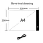 3 Level Dimmable Led Drawing Copy Pad Board for Baby Toy A4 Creativity Painting Educational Toys for Children Gifts - Thumbnail 7