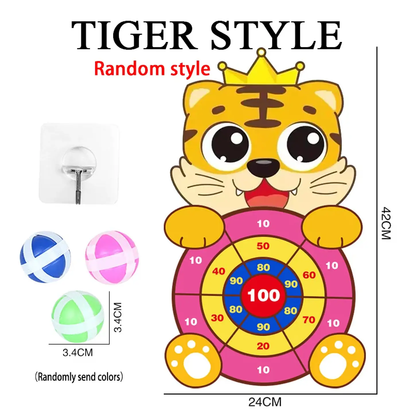 Montessori Dart Board Target Sports Game Toys For Children 4 To 6 Years Old Outdoor Toy Child Indoor Girls Sticky Ball Boys Gift 7