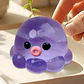 Octopus Squeeze Fidget Toy Rubber Clear Crystal Octopus Hand Relax Toy Homemade Bubble Hairstyle Game For Kids Adults Pinch Toy - Thumbnail 3