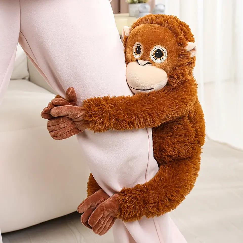30-90CM Cartoon Gorilla Plush Toy Chimpanzees Punch Monkey Soft Stuffed Doll Decor Girls Birthday Gift Orangutan Plushies Dolls 2