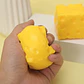 Squishy Square Cheese Squeeze Toys Slow Rebound Push Stress Relief Sensory Toy Soft Butter Cheese Fidget Toy Christmas Present - Thumbnail 4