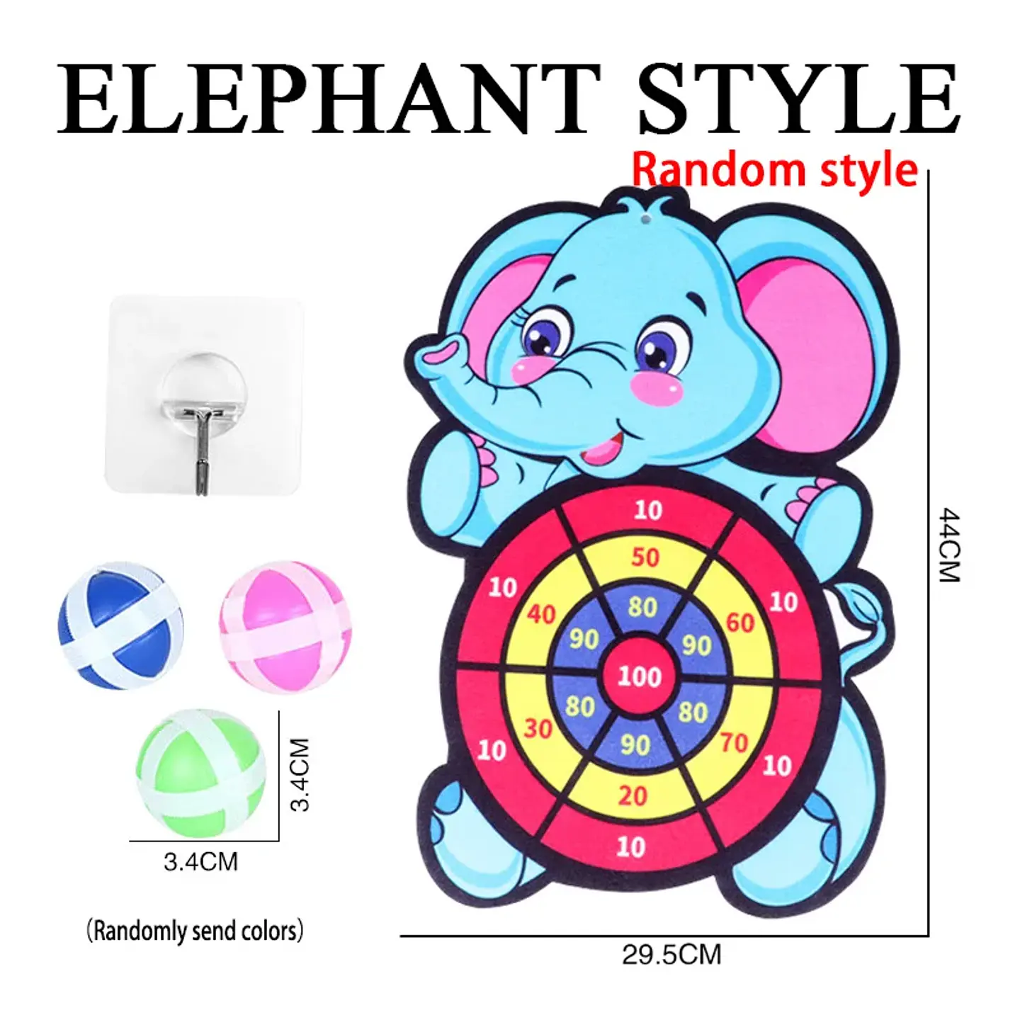 Montessori Dart Board Target Sports Game Toys For Children 4 To 6 Years Old Outdoor Toy Child Indoor Girls Sticky Ball Boys Gift 8
