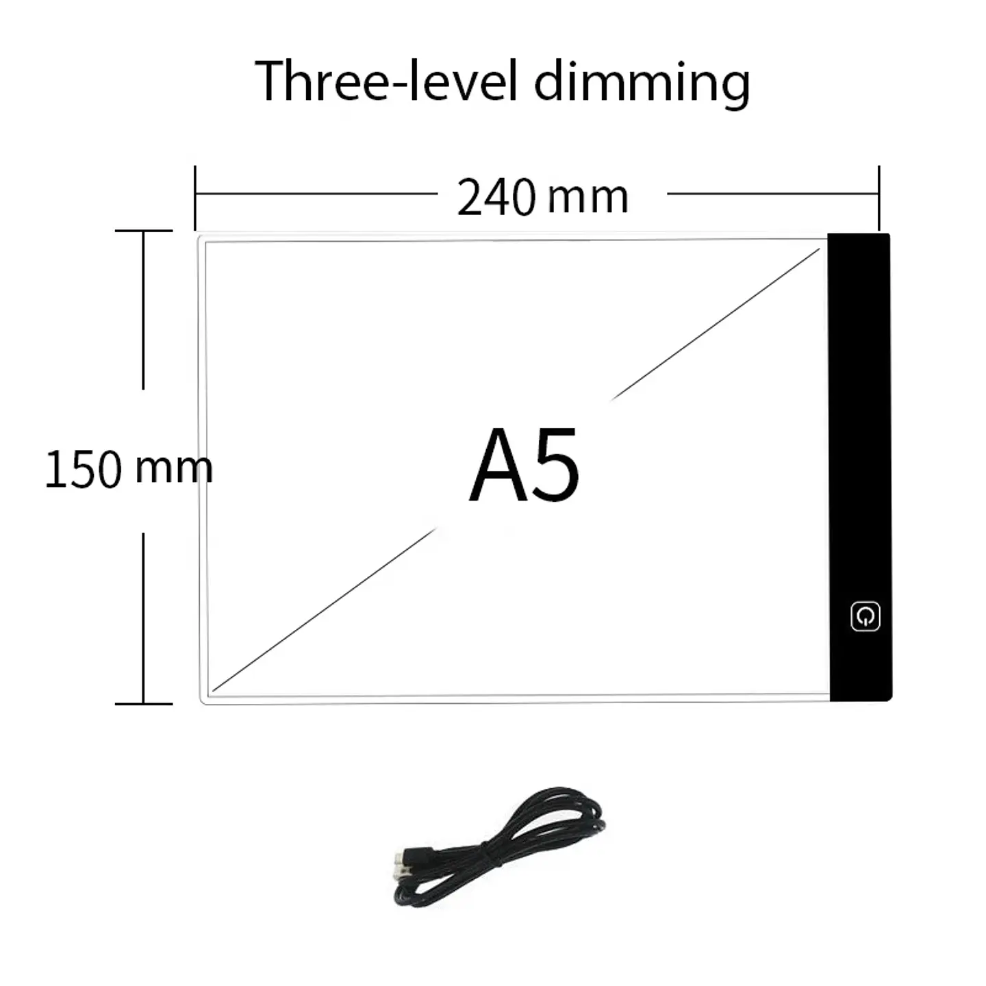 3 Level Dimmable Led Drawing Copy Pad Board for Baby Toy A4 Creativity Painting Educational Toys for Children Gifts 8