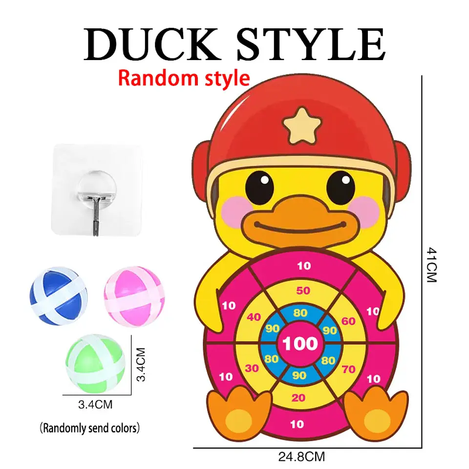 Montessori Dart Board Target Sports Game Toys For Children 4 To 6 Years Old Outdoor Toy Child Indoor Girls Sticky Ball Boys Gift 9