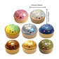 Realistic Giant Dumpling Squeeze Toy with Bamboo Steamer Soft TPR Dough Ball Decompression Fidget Toy Funny Creative Gift - Thumbnail 3