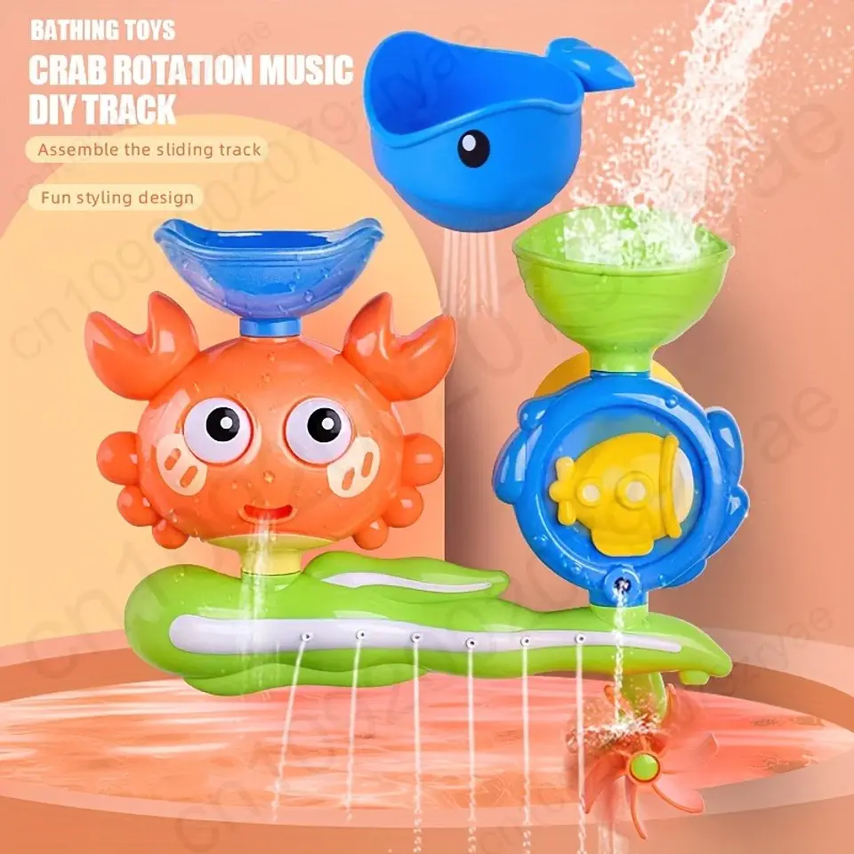 Interactive Suction Cup Bath Toy Set for Youngsters，Ideal for Youngsters and Schoolers, Perfect Gift for Halloween, Christmas 5
