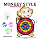 Montessori Dart Board Target Sports Game Toys For Children 4 To 6 Years Old Outdoor Toy Child Indoor Girls Sticky Ball Boys Gift - Thumbnail 11