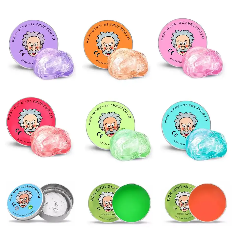 Non-newtonian Liquid Decompression Toy Transparent Liquid Glass DIY Handmade Fun Stress Relieving Non Stick Children Gifts 6
