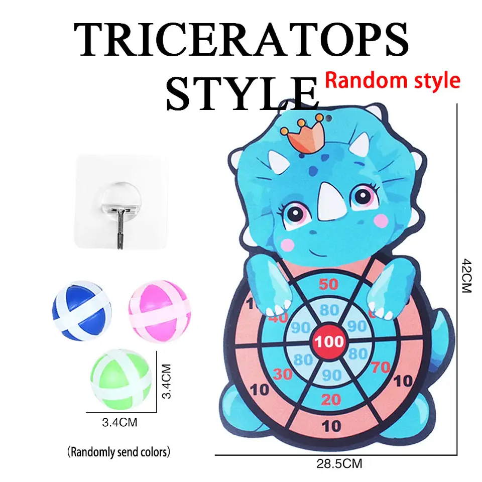 Montessori Dart Board Target Sports Game Toys For Children 4 To 6 Years Old Outdoor Toy Child Indoor Girls Sticky Ball Boys Gift 13