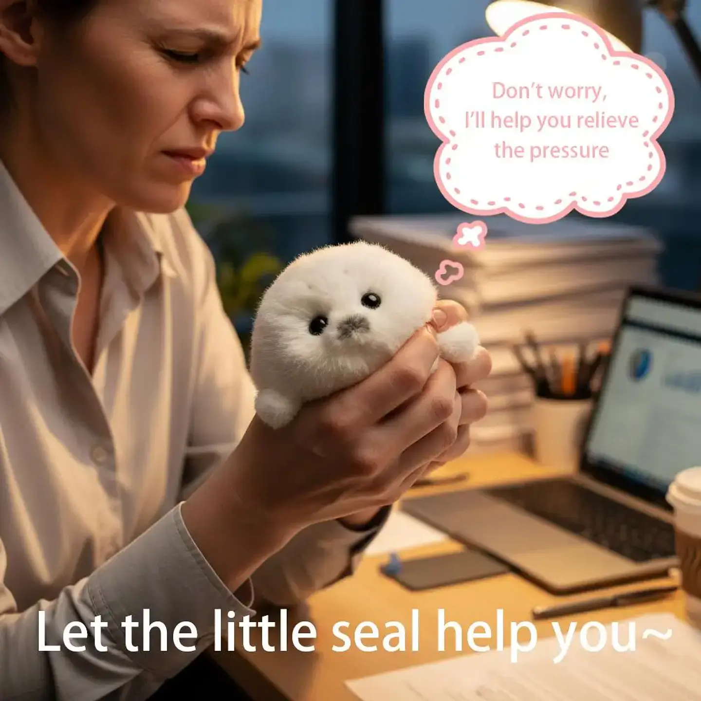 Soft Grey Seal Plush Keychain White Seal Plushies Animal Pendant Fashion Stuffed Doll Keyring Car Key Accessories Car Ornaments 4