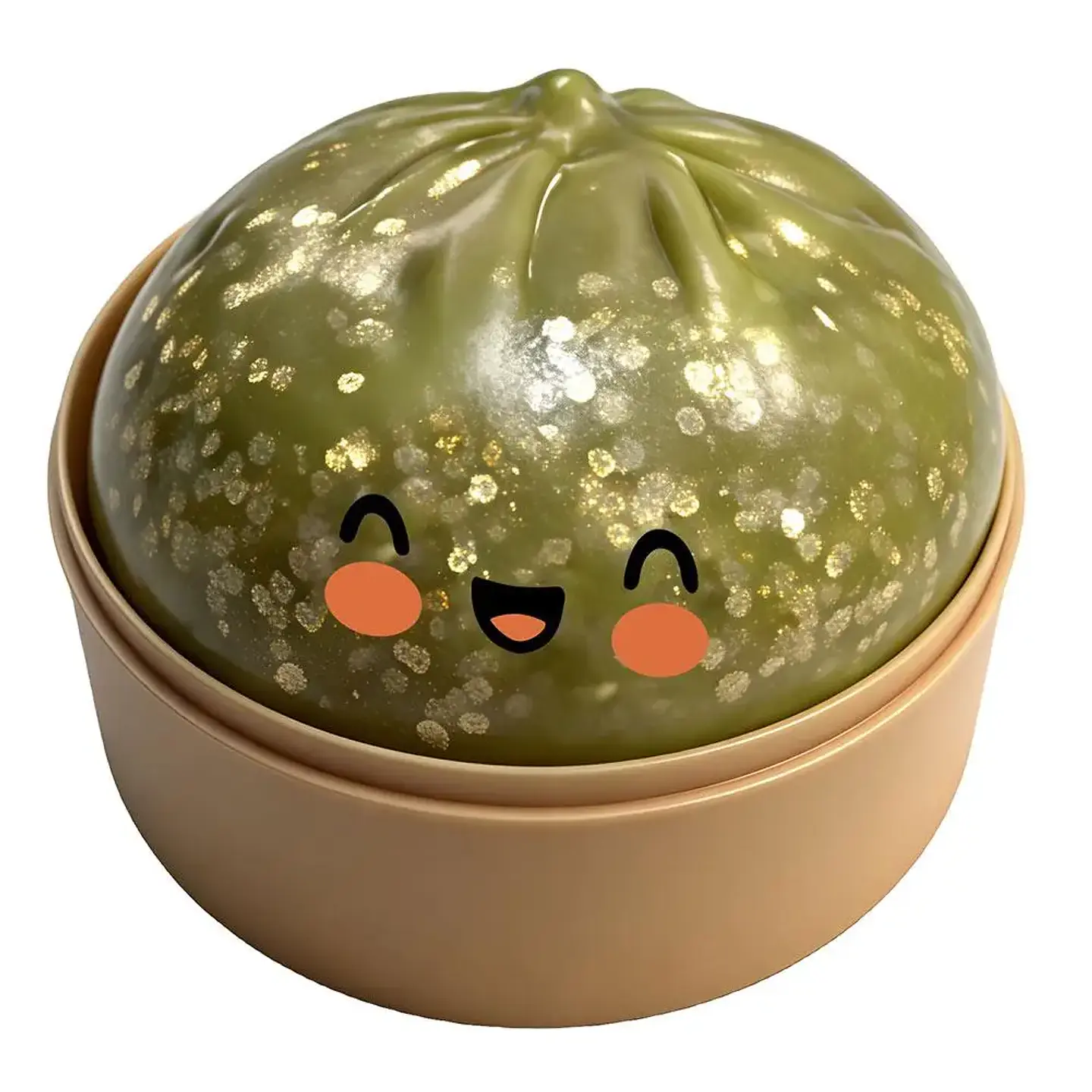 Realistic Giant Dumpling Squeeze Toy with Bamboo Steamer Soft TPR Dough Ball Decompression Fidget Toy Funny Creative Gift 8