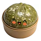 Realistic Giant Dumpling Squeeze Toy with Bamboo Steamer Soft TPR Dough Ball Decompression Fidget Toy Funny Creative Gift - Thumbnail 8