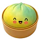 Realistic Giant Dumpling Squeeze Toy with Bamboo Steamer Soft TPR Dough Ball Decompression Fidget Toy Funny Creative Gift - Thumbnail 10