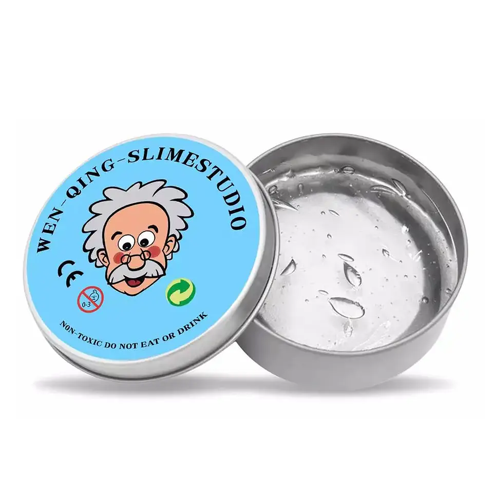 Non-newtonian Liquid Decompression Toy Transparent Liquid Glass DIY Handmade Fun Stress Relieving Non Stick Children Gifts 11