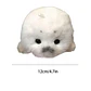 Soft Grey Seal Plush Keychain White Seal Plushies Animal Pendant Fashion Stuffed Doll Keyring Car Key Accessories Car Ornaments - Thumbnail 6