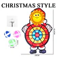 Montessori Dart Board Target Sports Game Toys For Children 4 To 6 Years Old Outdoor Toy Child Indoor Girls Sticky Ball Boys Gift - Thumbnail 17