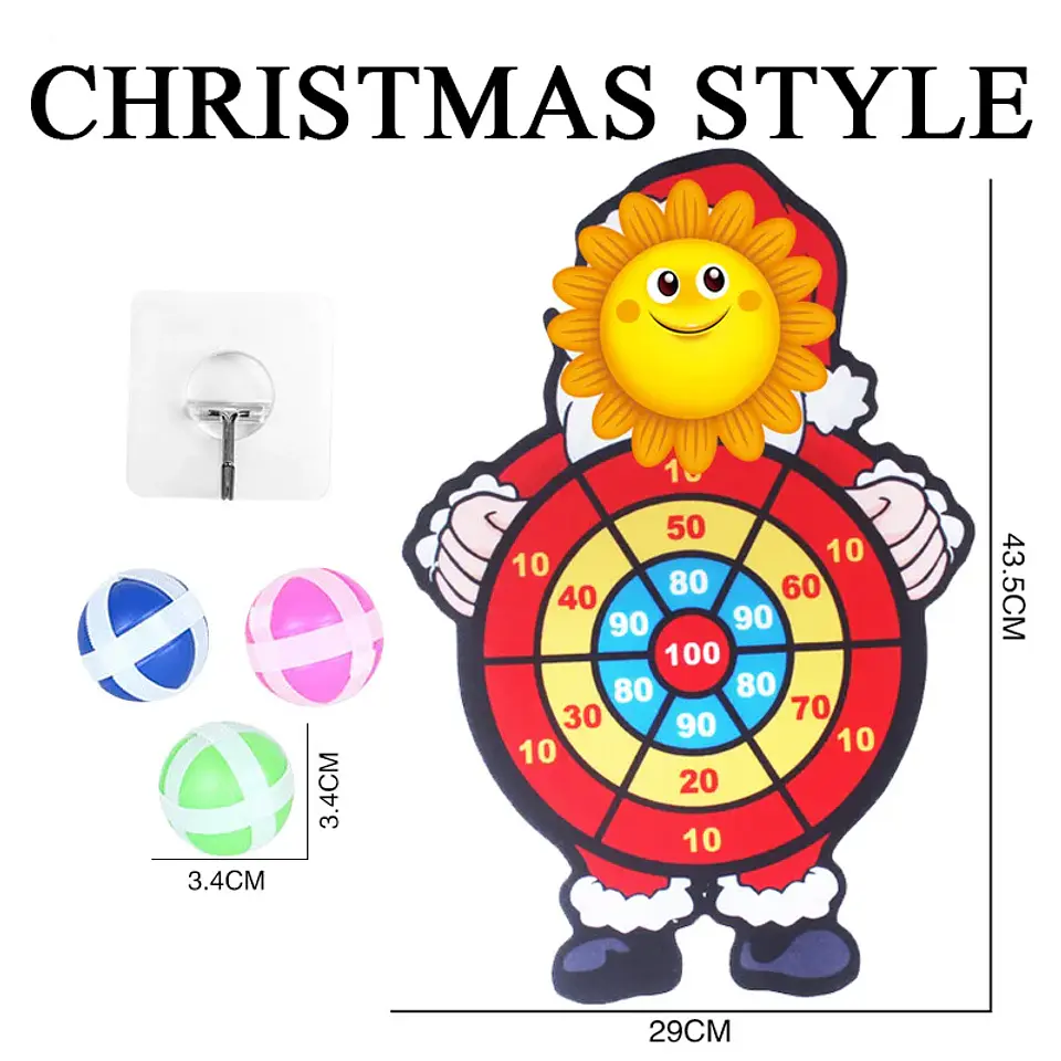 Montessori Dart Board Target Sports Game Toys For Children 4 To 6 Years Old Outdoor Toy Child Indoor Girls Sticky Ball Boys Gift 17