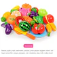 6/10/13/24Pcs Kitchen Fun Cutting Fruits and Vegetables Food Play House Set Puzzle Education Toys For Kids Boys Girls Xmas Gifts - Thumbnail 9