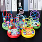 Baby Montessori Educational Math Toy Kids Circles Bead Wire Maze Roller Coaster for Children Montessori Wooden Toys Wood Puzzles - Thumbnail 2