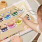 Montessori Magnetic Color Sorting Maze Number Maze Toys Wooden Puzzle Activity Board Fine Motor Toys for Toddlers Boys Girls - Thumbnail 1