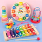 Montessori Baby Toys Kids 3D Wooden Puzzles Early Learning Baby Games Toys Educational Wooden Toys For Children Birthday Gifts - Thumbnail 1