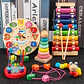 Montessori Baby Toys Kids 3D Wooden Puzzles Early Learning Baby Games Toys Educational Wooden Toys For Children Birthday Gifts - Thumbnail 2