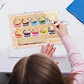 Montessori Magnetic Color Sorting Maze Number Maze Toys Wooden Puzzle Activity Board Fine Motor Toys for Toddlers Boys Girls - Thumbnail 3