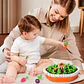Baby Montessori Toys For Toddler Toys Educational Colorful Shape Toy Pull Carrot Set Counting Discouvery Toys For Kids Learning - Thumbnail 3