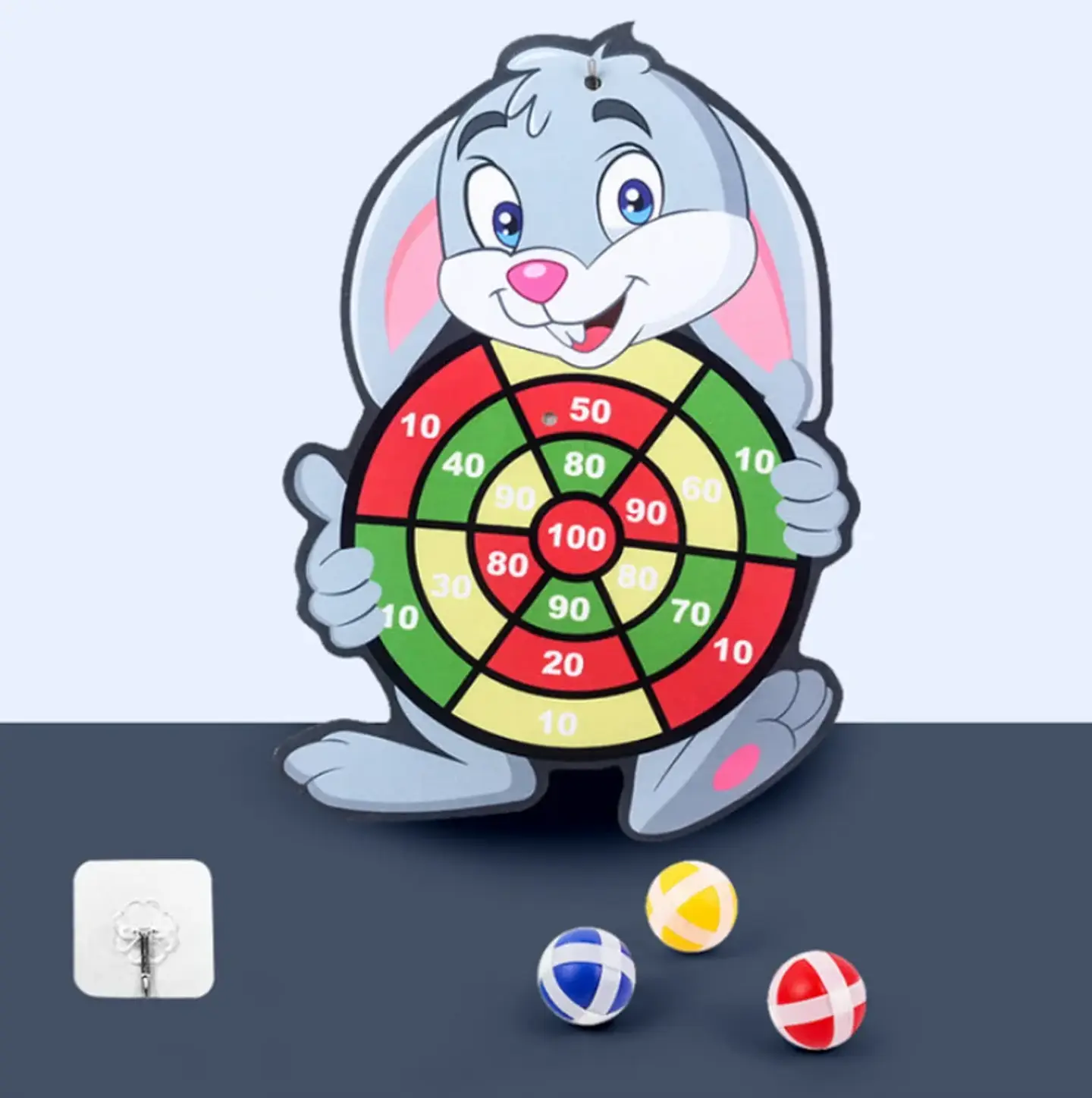 Child Montessori Toys for Kids 2 to 4 Years Old Cartoon Animal Dart Board Sticky Ball Family Interactive Educational Toys Baby 3